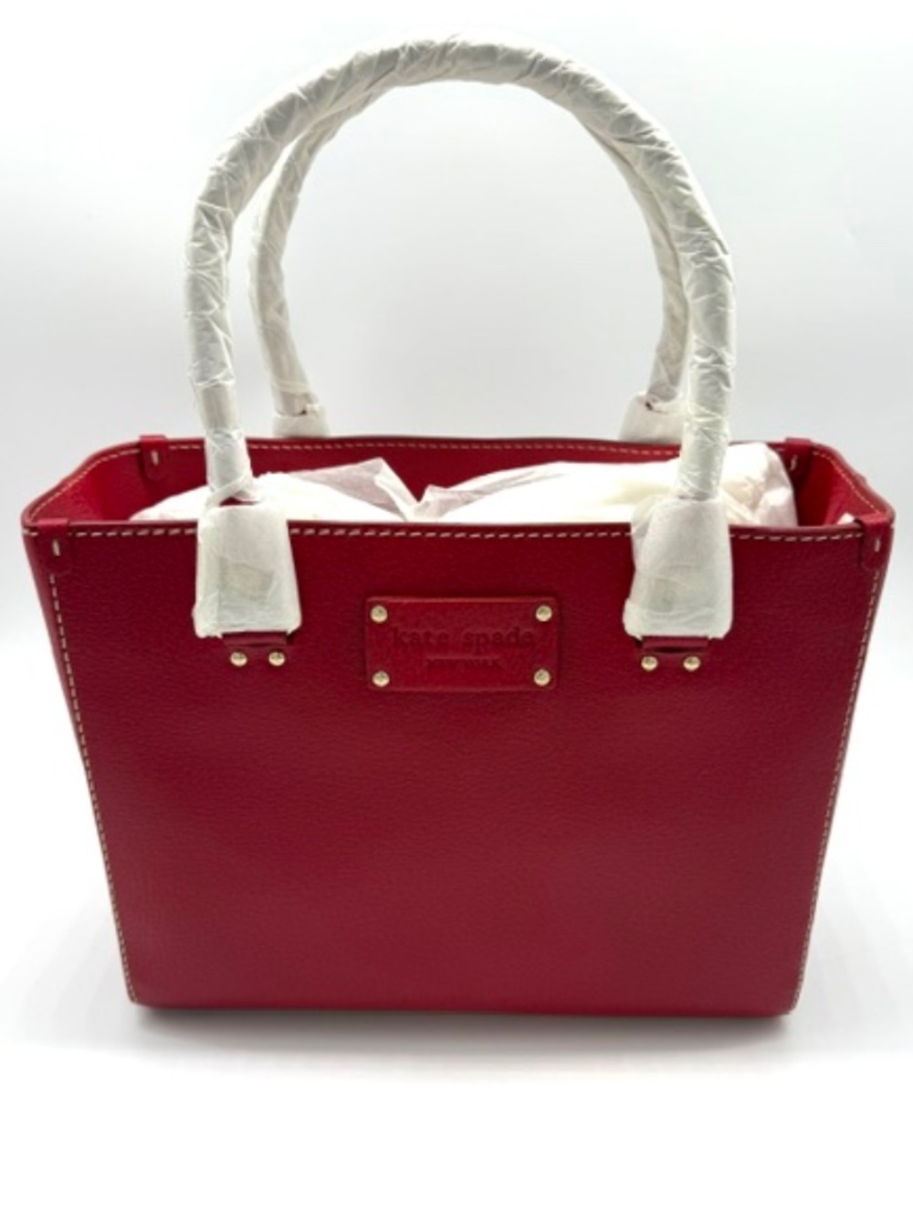Kate Spade New York Original Tarrytown Quinn Red Boar Skin Handbag~Vintage~Rare